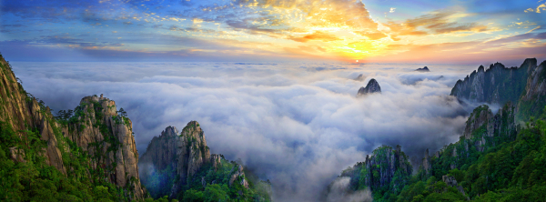  黄山风景区导览图